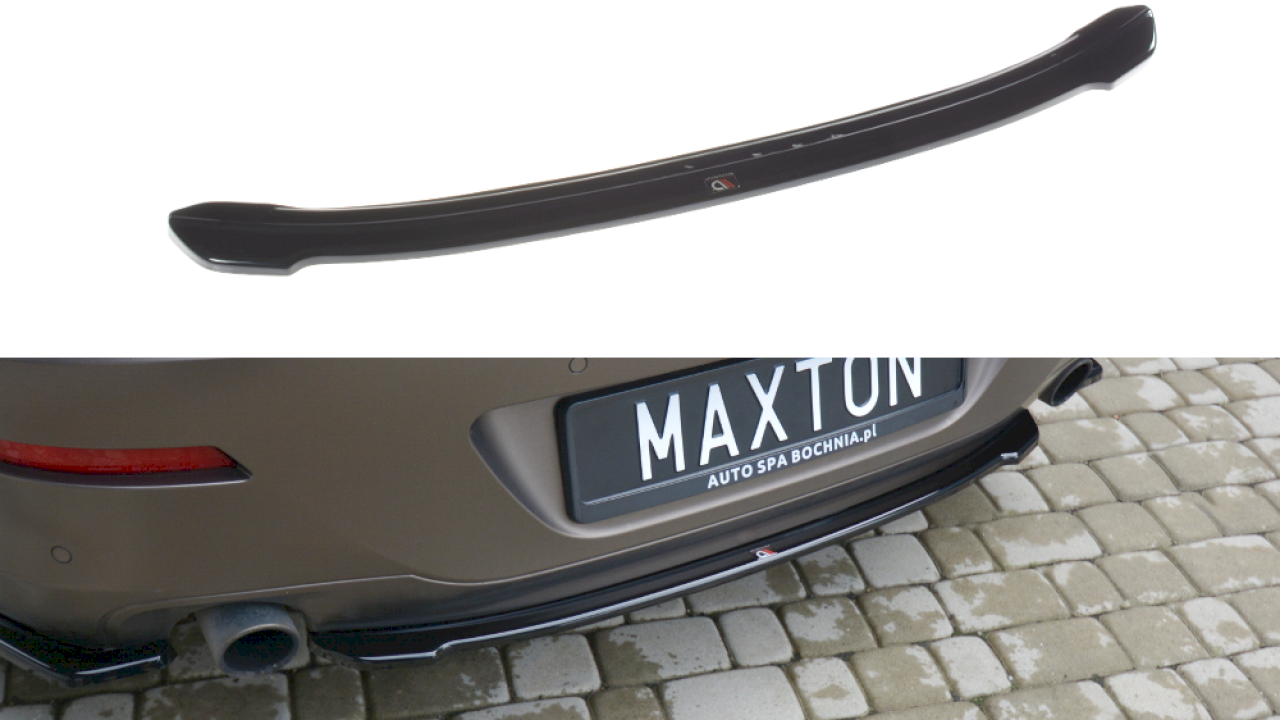 Maxton Design - CENTRAL REAR SPLITTER BMW 6 GRAN COUPÉ (2012-2014)