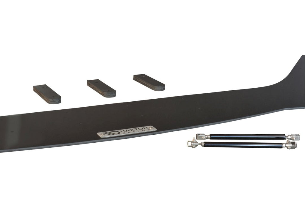 **CLEARANCE** Maxton Design - FRONT RACING SPLITTER V.1 BMW 1 F20/F21 M-POWER FACELIFT (2015-19) (NO RETURN)