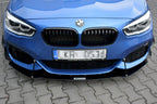 **CLEARANCE** Maxton Design - FRONT RACING SPLITTER V.1 BMW 1 F20/F21 M-POWER FACELIFT (2015-19) (NO RETURN)