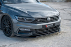 Maxton Design - FRONT SPLITTER V.2 VOLKSWAGEN PASSAT R-LINE B8 (2015-19)