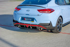 Maxton Design - Central Rear Splitter Hyundai I30 Mk3 N Fastback