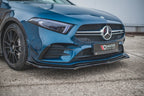 Maxton Design - FRONT SPLITTER V.2 MERCEDES A35 AMG PREMIUM + W177 (2018-)