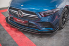 Maxton Design - FRONT SPLITTER V.3 MERCEDES A35 AMG PREMIUM + W177 (2018-)