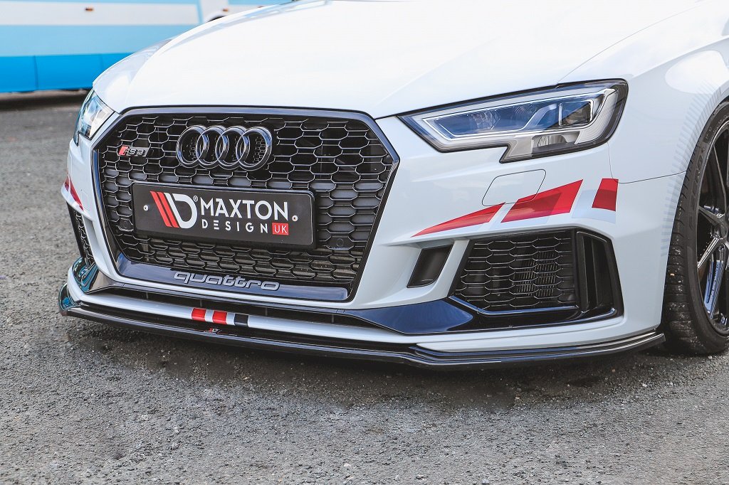 Maxton Design - FRONT SPLITTER V.2 AUDI RS3 8V FACELIFT SPORTBACK (2017-2020)