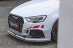 Maxton Design - FRONT SPLITTER V.2 AUDI RS3 8V FACELIFT SPORTBACK (2017-2020)