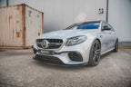 Maxton Design - FRONT SPLITTER V.2 MERCEDES BENZ E63 AMG ESTATE/ SALOON S213/W213