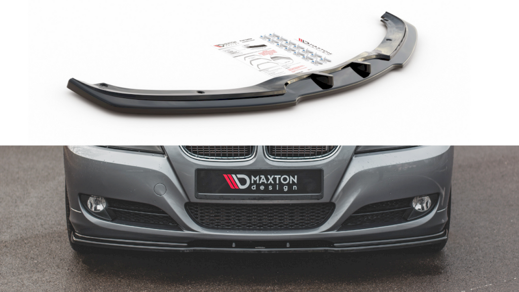 Maxton Design - FRONT SPLITTER V2 BMW 3 SERIES E91 FACELIFT (2008-2011)