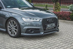 Maxton Design - Front Splitter V.2 Audi A6 / A6 C7 S-Line / S6 C7 Facelift