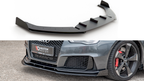 Maxton Design - RACING FRONT SPLITTER +FLAPS AUDI RS3 8V SPORTBACK