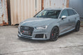 Maxton Design - Street PRO Front Splitter Audi RS3 8V Sportback