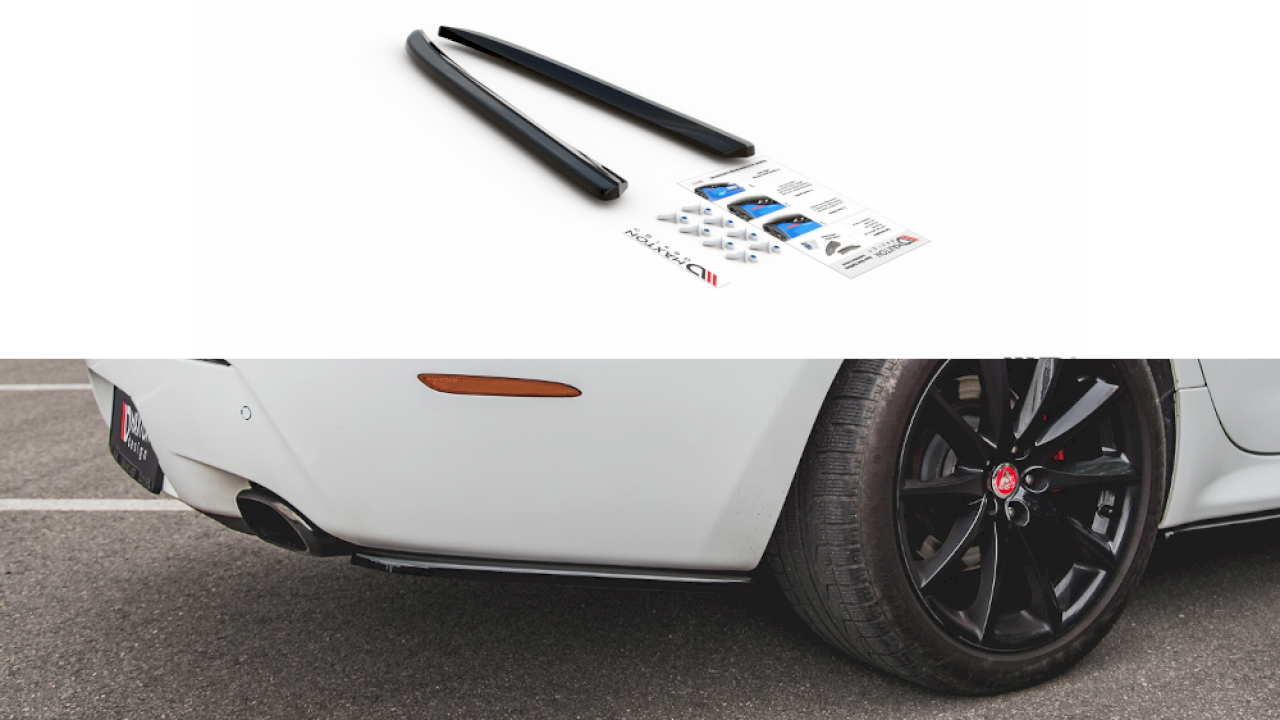 Maxton Design - REAR SIDE SPLITTERS JAGUAR XJ X351 FACELIFT (2015-2019)