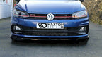 Maxton Design - Front Splitter V.1 Volkswagen Polo GTI / R-Line Mk6 (2017-2021)