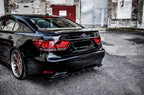 Maxton Design - CENTRAL REAR SPLITTER (W/ VERTICAL BARS) LEXUS LS MK4 FACELIFT (2012-2017)