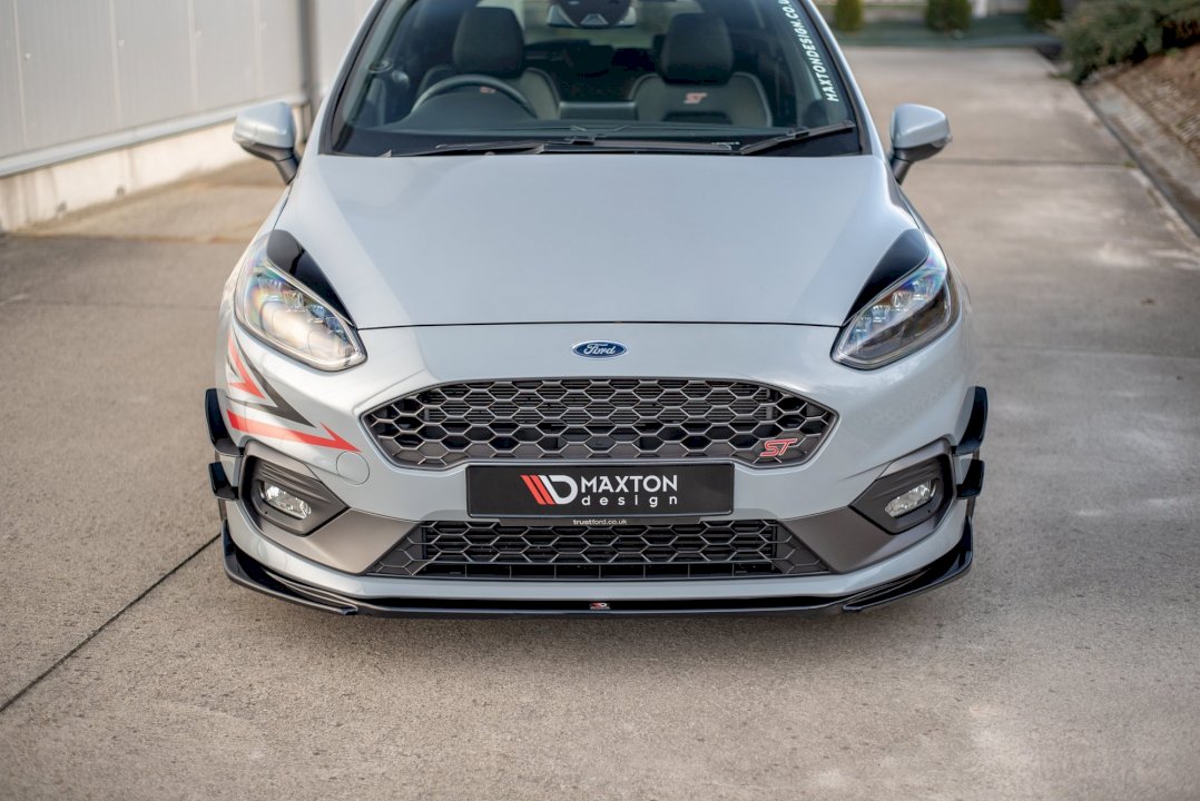 Maxton Design -Front Bumper Wings (Canards) V.2 Ford Fiesta Mk8 ST / ST-Line