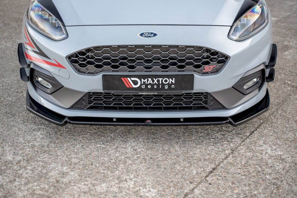Maxton Design -Front Bumper Wings (Canards) V.2 Ford Fiesta Mk8 ST / ST-Line