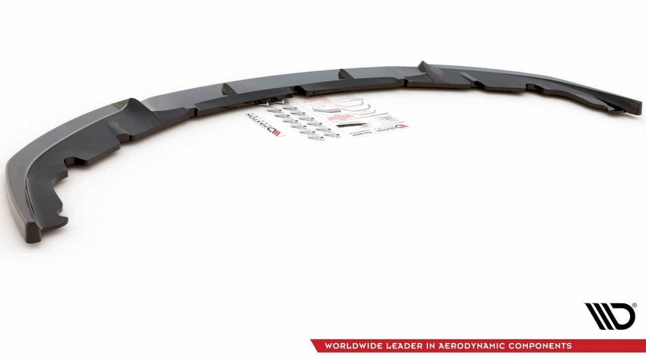 Maxton Design - FRONT SPLITTER V1 PORSCHE PANAMERA TURBO 970 FACELIFT (2013-2016)