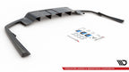 Maxton Design - CENTRAL REAR SPLITTER (W/ VERTICAL BARS) VOLVO S60/V60 R-DESIGN MK3 (2018-)