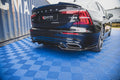 Maxton Design - CENTRAL REAR SPLITTER (W/ VERTICAL BARS) VOLVO S60/V60 R-DESIGN MK3 (2018-)