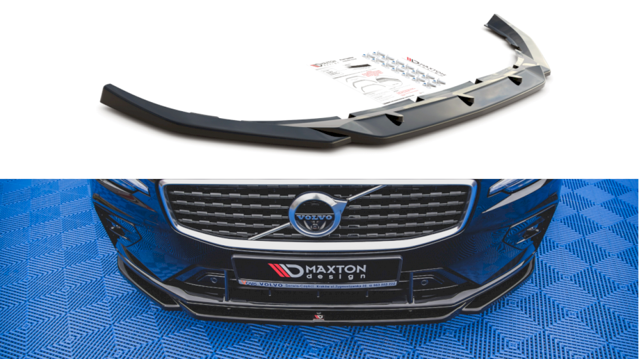 Maxton Design - FRONT SPLITTER V.2 VOLVO S60/V60 R-DESIGN MK3 (2018-)