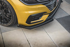 Maxton Design - Street PRO Front Splitter + Flaps Volkswagen Arteon R-Line Sedan / Shooting Brake Mk1