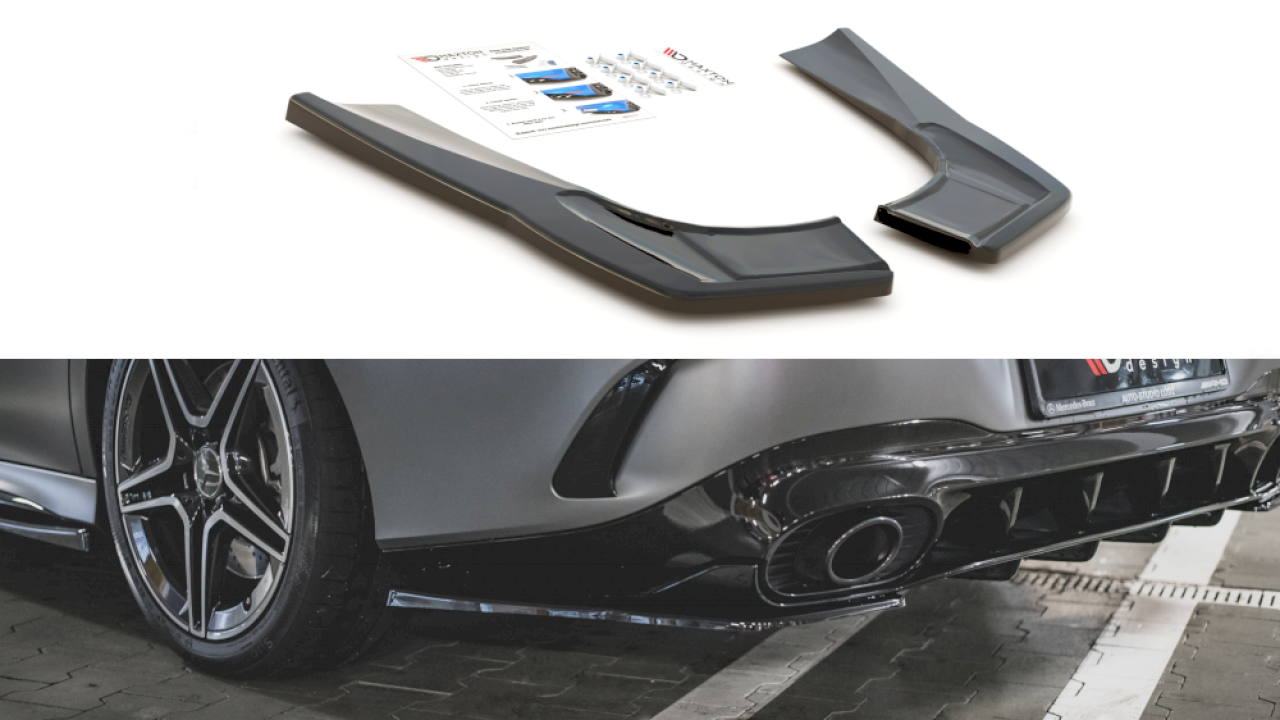 Maxton Design - REAR SIDE SPLITTERS MERCEDES-AMG CLA 35 / 45 C118 (2019-)