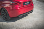 Maxton Design - CENTRAL REAR SPLITTER PEUGEOT 308 GT MK2 FACELIFT (2017- 2021)