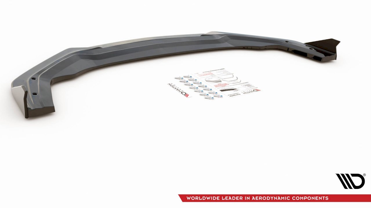Maxton Design - FRONT SPLITTER V.1 + FLAPS FORD MUSTANG GT MK6 FACELIFT