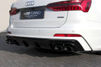 Maxton Design - REAR VALANCE + EXHAUST ENDS IMITATION AUDI S6 / A6 S-LINE C8