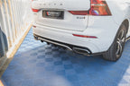 Maxton Design - CENTRAL REAR SPLITTER (VERTICAL BARS) VOLVO XC60 MK2 R-DESIGN