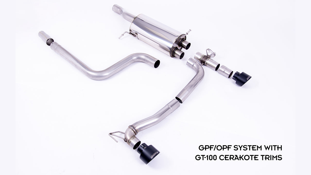 Maxton Design - REAR DIFFUSER + MILLTEK GPF/OPF BACK EXHAUST SYSTEM - FORD FIESTA MK8/8.5 ST (2018-2024)