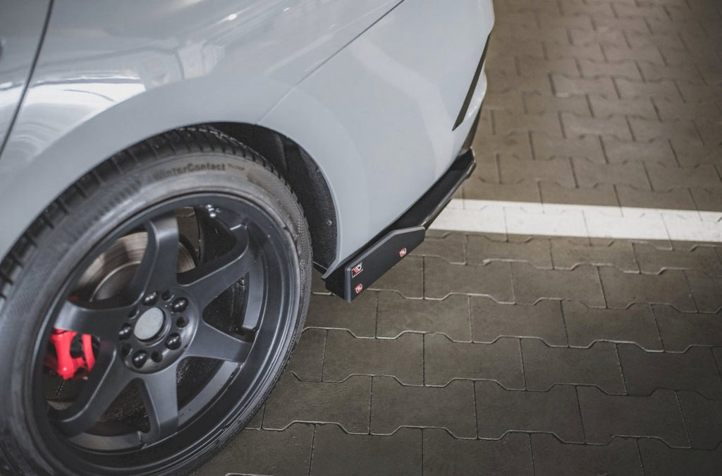 Maxton Design - REAR SIDE SPLITTERS V.2 + FLAPS SKODA OCTAVIA RS MK4