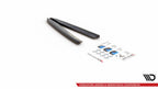 Maxton Design - REAR SIDE SPLITTERS V1 SKODA OCTAVIA RS MK4 (2020-2024)