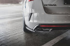 Maxton Design - REAR SIDE SPLITTERS V1 SKODA OCTAVIA RS MK4 (2020-2024)