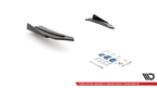 Maxton Design - STREET PRO DURABILITY REAR SIDE SPLITTERS (+FLAPS) MERCEDES-AMG C43 COUPE C205 (2016-)