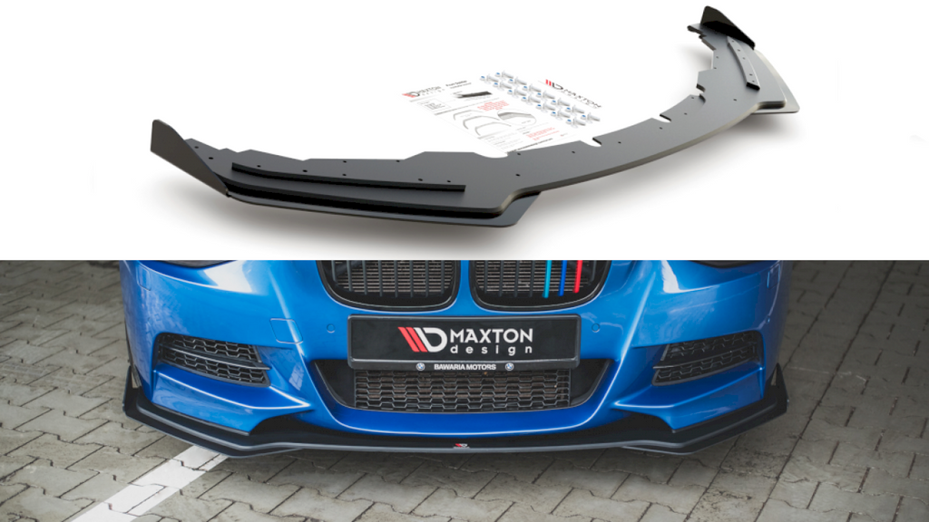 Maxton Design - STREET PRO DURABILITY FRONT SPLITTER (+FLAPS) BMW M135I F20 (2011-2015)