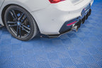 Maxton Design - STREET PRO DURABILITY REAR SIDE SPLITTERS V2 (+FLAPS) BMW 1 F20 M-PACK FACELIFT / M140I (2015-2019)