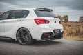 Maxton Design - STREET PRO DURABILITY REAR SIDE SPLITTERS V3 (+FLAPS) BMW 1 F20 M-PACK FACELIFT / M140I (2015-2019)