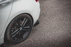 Maxton Design - STREET PRO DURABILITY REAR SIDE SPLITTERS V3 (+FLAPS) BMW 1 F20 M-PACK FACELIFT / M140I (2015-2019)