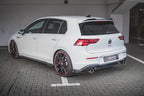 Maxton Design - REAR SIDE SPLITTERS V.2 + FLAPS VOLKSWAGEN GOLF GTI / GTE MK8
