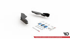 Maxton Design - Street Pro Rear Side Splitters + Flaps Volkswagen Golf GTI / GTE / R-Line Mk8