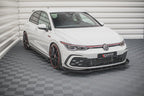 Maxton Design - STREET PRO FRONT SPLITTER + FLAPS VOLKSWAGEN GOLF GTI / GTE / R-LINE MK8