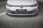 Maxton Design - FRONT SPLITTER V.2 + FLAPS VOLKSWAGEN GOLF GTI / GTE / R-LINE MK8