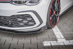 Maxton Design - FRONT SPLITTER V.3 + FLAPS VOLKSWAGEN GOLF GTI / GTE / R-LINE MK8