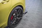 Maxton Design - STREET PRO REAR SIDE SPLITTERS (+FLAPS) VW GOLF 8 GTI CLUBSPORT (2020-)