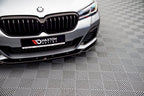 Maxton Design - Front Splitter V.2 BMW 5 M-Pack / M550i / M550d Sedan / Touring G30 / G31 Facelift
