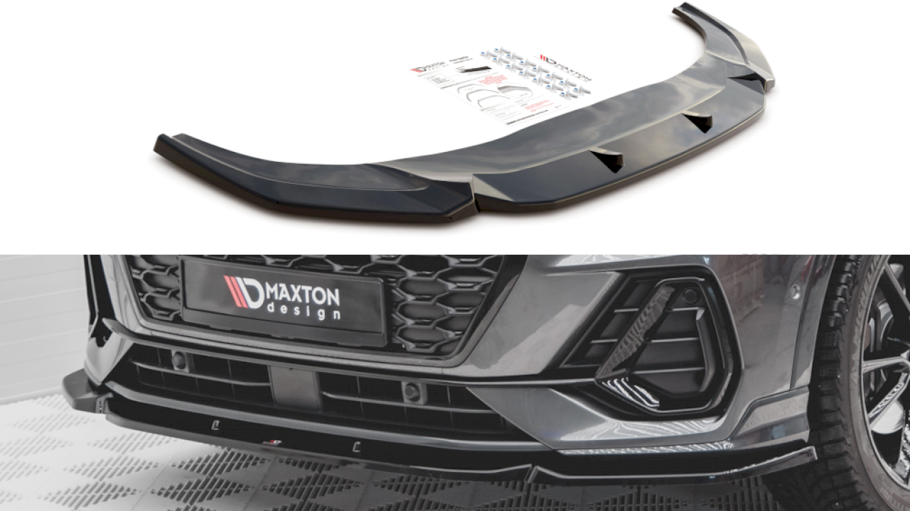 Maxton Design - Front Splitter V.1 Audi Q3 Sportback / SUV S-Line F3