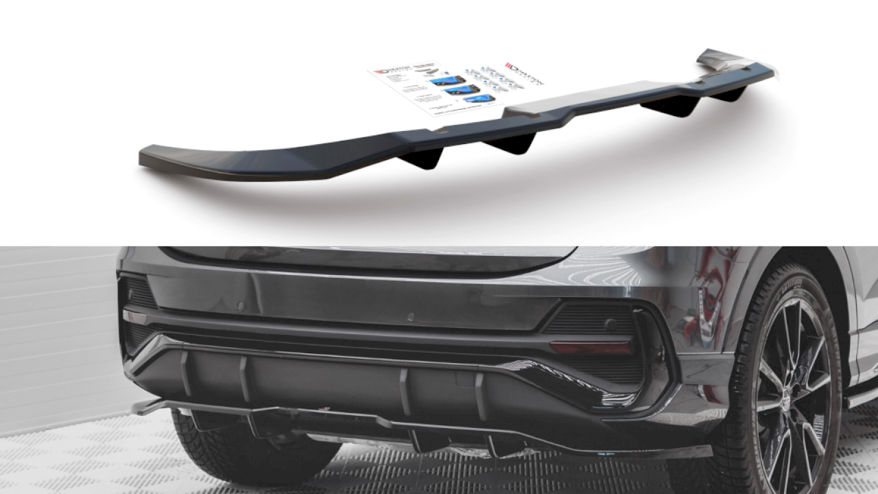 Maxton Design - Rear Splitter (Vertical Bars) Audi Q3 Sportback S-Line
