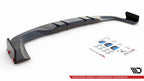 Maxton Design - CENTRAL REAR SPLITTER + FLAPS MERCEDES AMG A 45 S AERO PACK W177