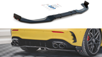 Maxton Design - CENTRAL REAR SPLITTER + FLAPS MERCEDES AMG A 45 S AERO PACK W177