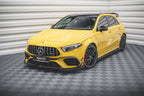 Maxton Design - FRONT SPLITTER V.3 + FLAPS MERCEDES AMG A 45 S AERO PACK W177